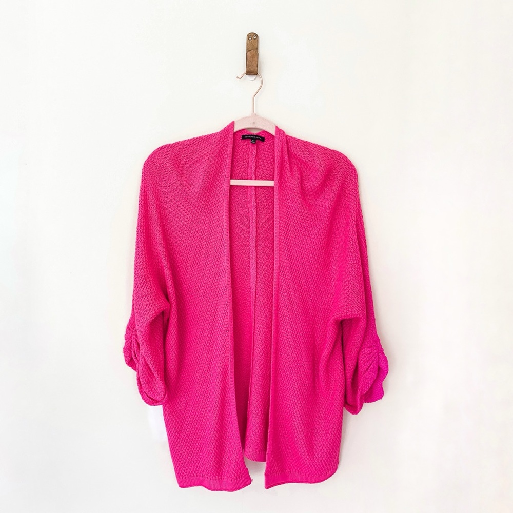 NWOT Staccato Hot Pink Kimono Open Cardigan